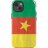 Cameroon Flag Distressed iPhone 14 Impact Case